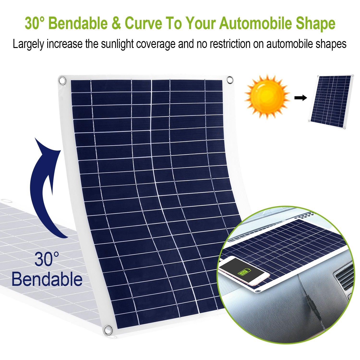 Outdoor Solar Panel 12V 25W