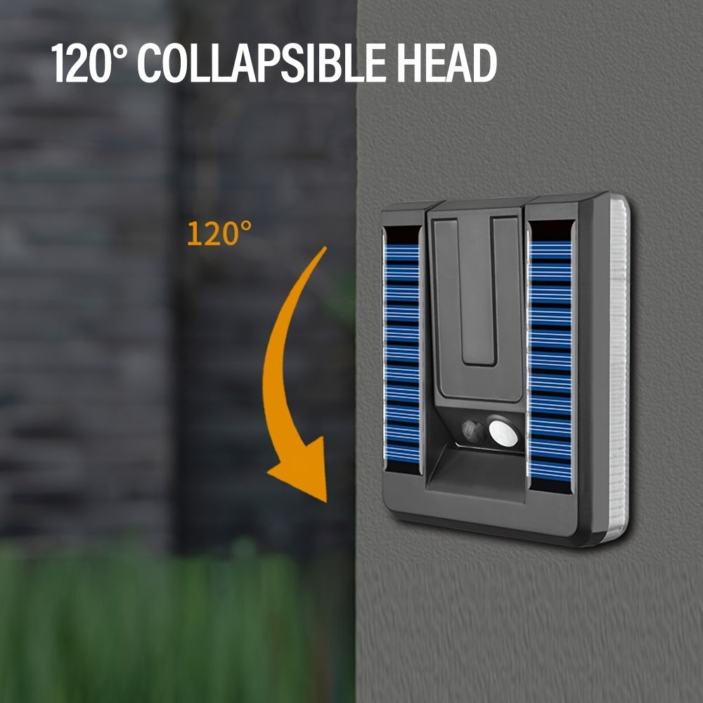 Solar Motion Sensor Outdoor Sconce Lights, LED Waterproof Dusk To Dawn