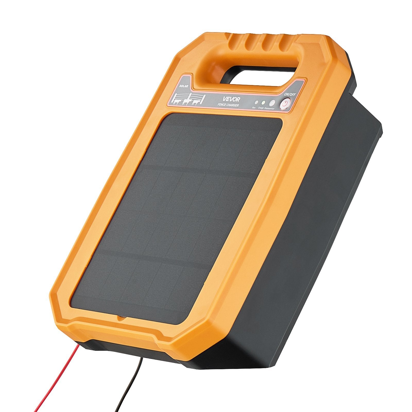 0.3J Solar Fence Charger 1.86 Miles Range Electric Fence Energizer For Livestock