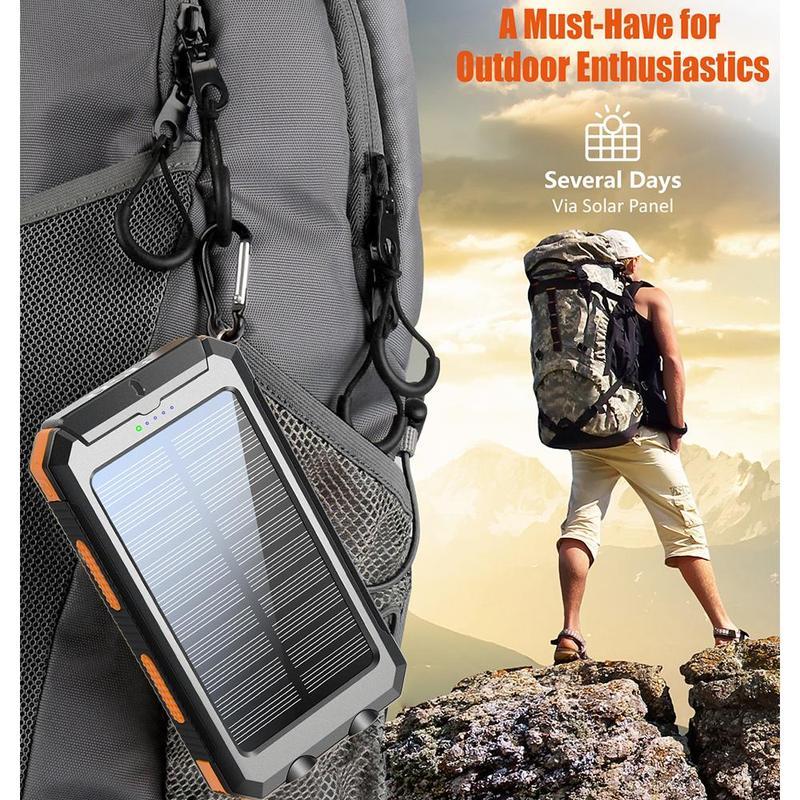 Portable Solar Charger, 8000mAh