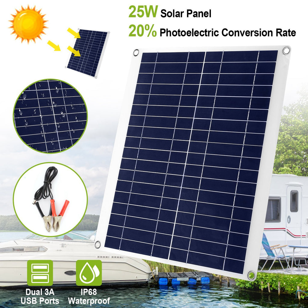 Outdoor Solar Panel 12V 25W