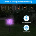 Solar Mosquito Zapper 4-Pack Dual Purple UV & White LED Modes