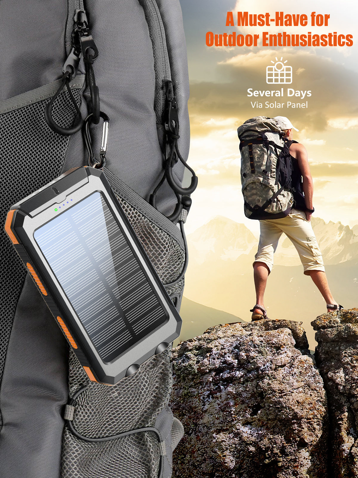 Portable Solar Power Bank